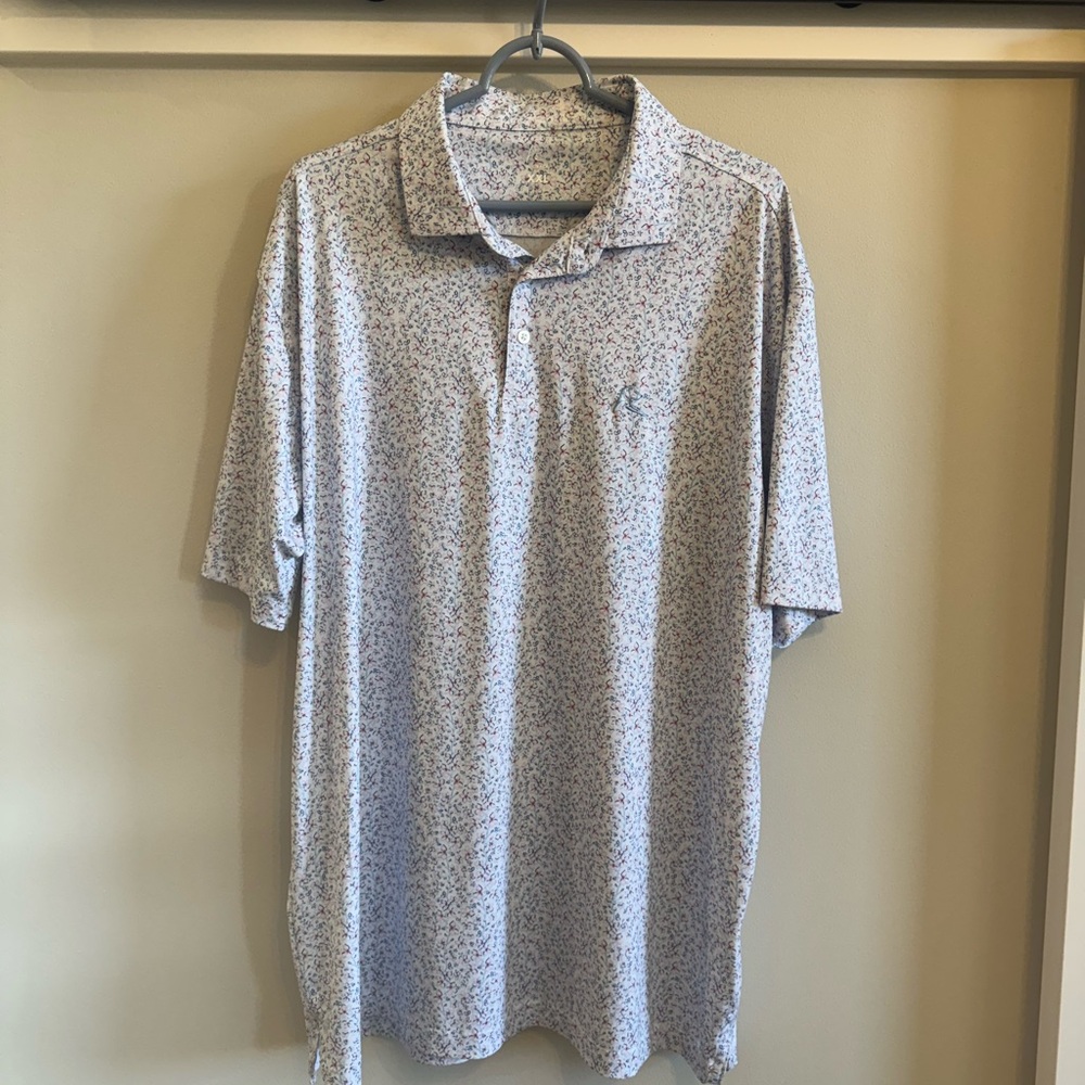 Rhoback Print Polo - XXL - Floral